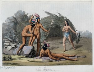 Les Guijanas, Indiens du Paraguay. Dans « Le vieux et le moderne costume » - Unknown artist