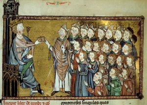 Le roi de France Louis X le Hutin (1289-1316) remet la Charte aux Normands le 19/03/1315, accordant plus d