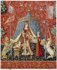 La Dame à la licorne. Reproduction d