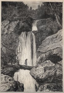 La cascade de Linklater (illustration) - Unknown artist