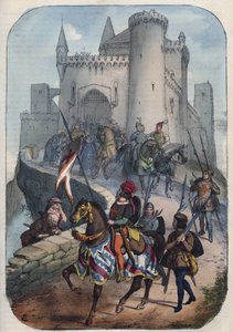 Les Lombards partent pour la première croisade à la fin du 11ème siècle - Unknown artist