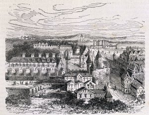 Le Palais des Tournelles, en face de l