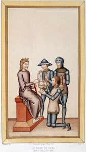 La Reine de Saba - dans « Arts somptuaires, Histoire du costume et du mobilier » - Unknown artist