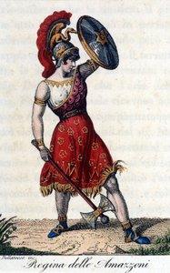 La Reine des Amazones. Illustration d