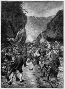 La révolte des Tyroliens - Unknown artist