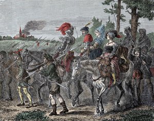 Le soulèvement des paysans - Guerre des paysans allemands (1524-1526) : insurrections religieuses (réforme protestante), économiques et sociales en Allemagne, Suisse et Alsace Lorraine - Unknown artist