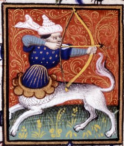 Le Sagittaire. Miniature d