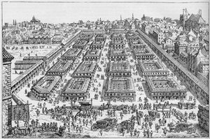 La foire Saint-Germain au XVIIe siècle. - Unknown artist