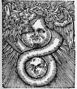Le Soleil et la Lune : unis par le Dragon - Gravure de l