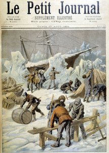 Expédition polaire de Wellman : Camp sur la glace, « Le Petit Journal », 27/08/1894 - Unknown artist