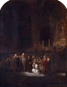 La femme prise en flagrant délit d