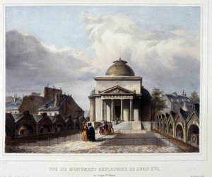 La chapelle expiatoire de Louis XVI à Paris - Unknown artist
