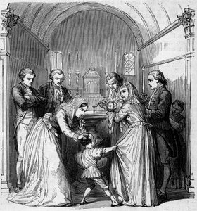 Le baptême de Napoléon Bonaparte.