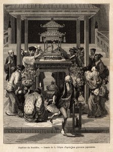 Le baptême du Bouddha - Unknown artist
