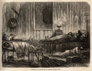 La chambre de la mission chrétienne de San José (Pérou), qui accueille l