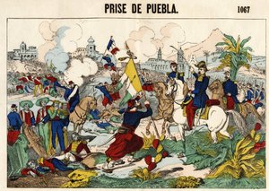 La capture de Puebla le 17 mai