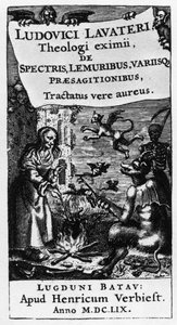 Le chaudron de la sorcière - Frontispice du livre «De spectris lemuribus et magnis» par Ludwig Lavater (1527-1586) - 1659 - Unknown artist