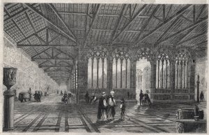 Le cimetière de Camposanto piazza dei Miracoli (Place des Miracles) à Pise, Italie. Gravure dans « L