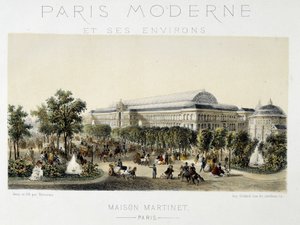 La foule sur les Champs-Élysées - Unknown artist