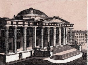La douane à New York aux États-Unis dans « Le Monde Illustré 168 vues» Non daté (fin du XIXe siècle) - Unknown artist