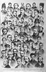 Les différents types de criminels selon les archives de la police de Berlin. 1882 - Unknown artist