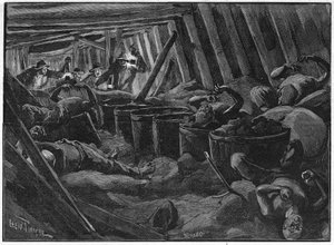 Le désastre de Saint-Étienne le 3 juillet - Unknown artist