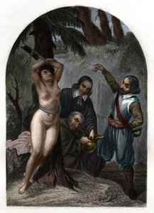 Les dragonnades des Cévennes sous Louis XIV (1643-1715), persécution des protestants. - Unknown artist