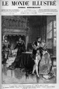 Le dernier quatuor, le deuxième tableau du quatrième acte qui se déroule dans la salle du château de Kimbolt. Scène de l