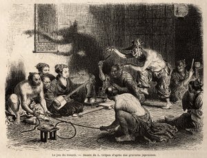 Le jeu du renard, se pratique accompagné de chants et de battements de mains, sorte de jeu de mourir, où chaque joueur doit mimer une figure avec ses mains, le perdant est condamné à boire une coupe d