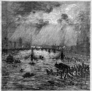 La grande inondation de Toulouse le 23 juin - Unknown artist