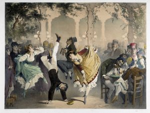 La grille à Bullier, vers 1860 - Unknown artist