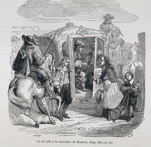 Le roi est allé à la rencontre de Mazarin - Unknown artist
