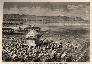 Le matsouri (fête, procession) de tennoo gots, a lieu chaque année le 6e jour du 6e mois, pour les pêcheurs des plages de Yedo (ou Edo, Tokyo actuel), c