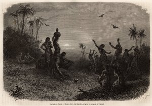 Le bal au clair de lune à Rio Verde (Brésil) - Unknown artist