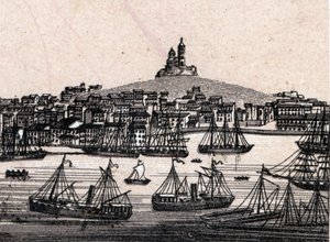 Le vieux port de Marseille dans "Le monde illustré 168 vues" Non daté (fin XIXe siècle) - Unknown artist