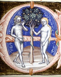 Le péché originel - Miniature - Unknown artist