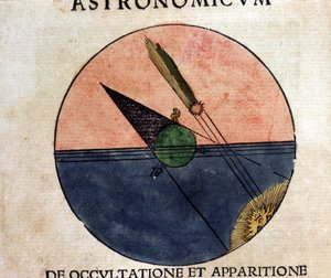 Le phénomène des comètes - dans Astronomicon caesarum, traité du 16e siècle
