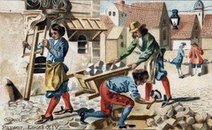 Le métier de berger au début du 18ème siècle. - Unknown artist
