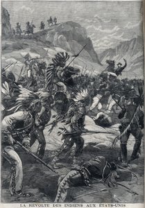 La révolte des Indiens Peaux-Rouges du nord du Minnesota aux États-Unis en 1898 - Unknown artist