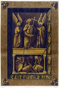 La résurrection du Christ, couverture en vermeil - Unknown artist