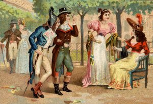 Le palais royal sous le Directoire - Unknown artist