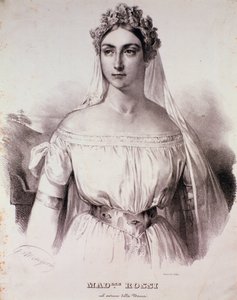 La chanteuse Mademoiselle Rossi dans l