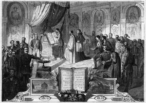 La souscription pour la reconstruction du palais de la Légion d