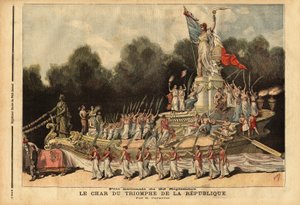 Le char de triomphe de la république - Unknown artist