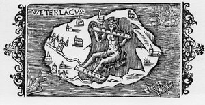 La chaîne des sorcières - dans "Historia de Gentibus Septentrionalibus" par Olaus Magnus, Rome 1555