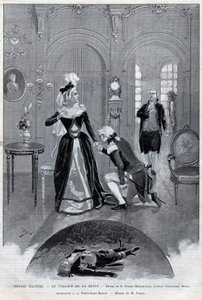 Théâtre illustré - « Le collier de la Reine » (Affaire) drame de Pierre Decourcelle par Alexandre Dumas père - « Le collier de la Reine » pièce en 5 actes et 13 tableaux, Paris, 31 janvier 1895, Théâtre de la Porte-Saint-Martin