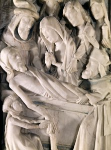 Tombeau du Christ, (détail) du retable de Saint-Riquier - Unknown artist