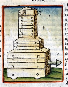 Tortue, char - dans « De architectura » par Vitruve de 1630 - Unknown artist