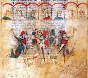 Scène de tournoi d