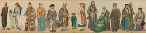 Costumes traditionnels du peuple juif, tiré de l